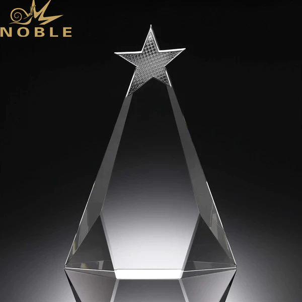 New Arrival Fashion Crystal Star Award Trophy For School Sports