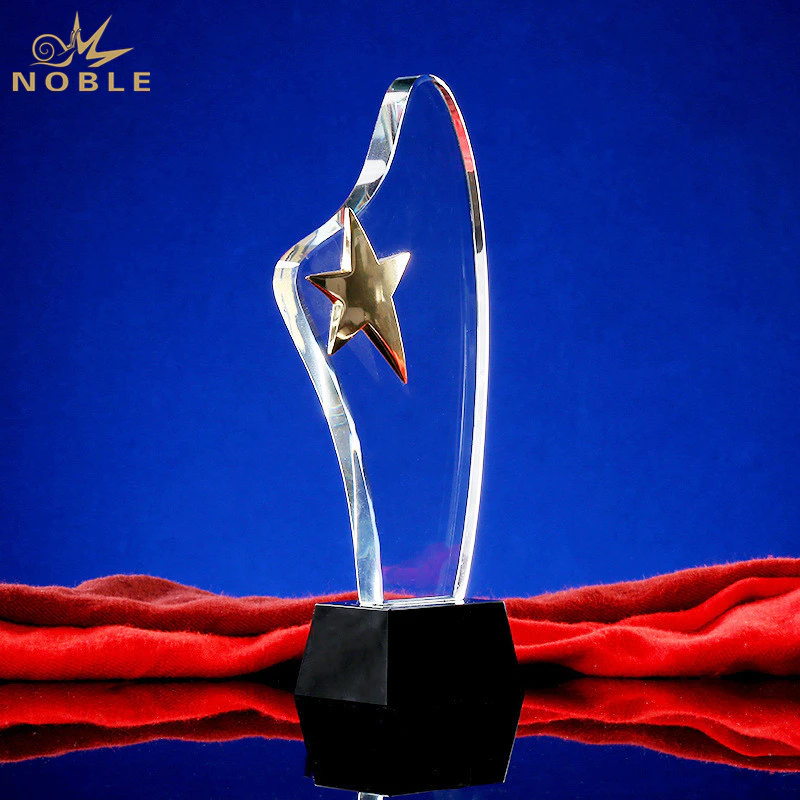 Customized Crystal K9 Star Crystal Trophy Award Souvenir Craft