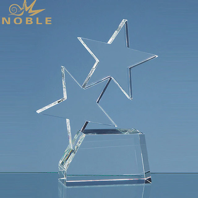 New Design Crystal Trophy Star Crystal Award Wholesale Sports Trophy