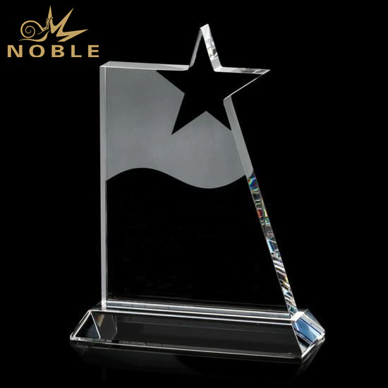 New Design Crystal Award Star Trophy