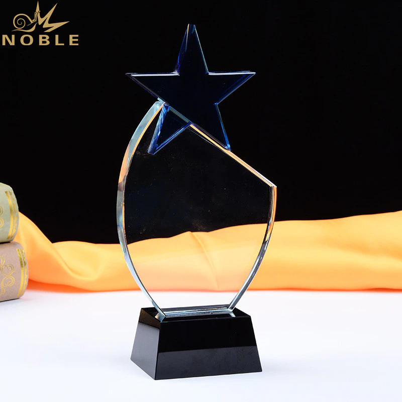 K9 Crystal Star Award Craft Customize Logo Star Shape Crystal