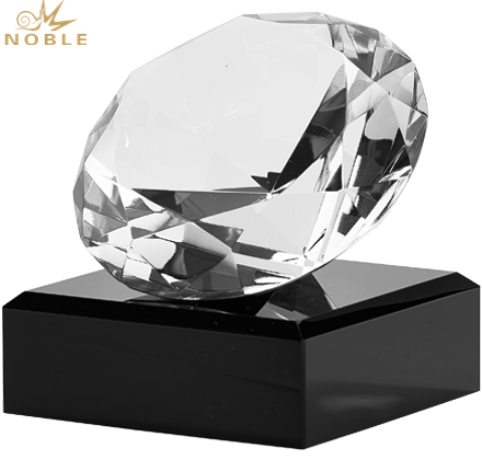 Diamond Shaped Crystal Blank Award Trophy For Wedding Gift