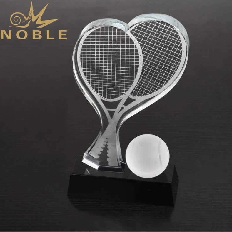 Noble Custom Design Crystal Tennis Trophy Sports Award