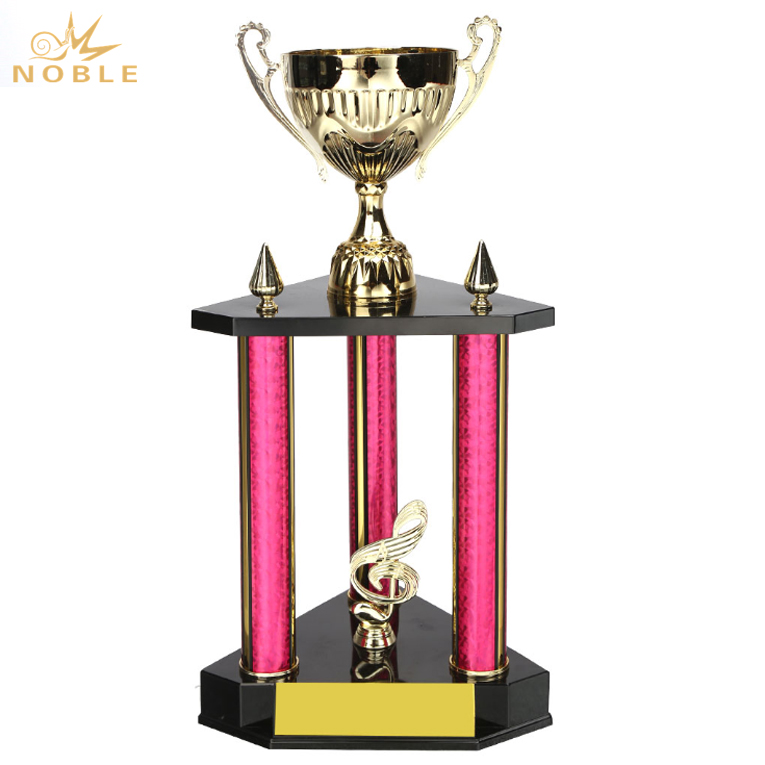 Breathable metal trophy toppers Gift Box with Gift Box For Sport games-1