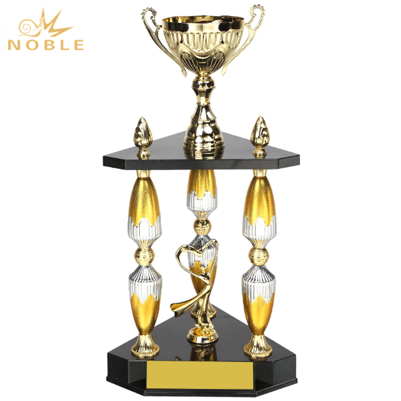 Large Metal Trophy for Dance Championship