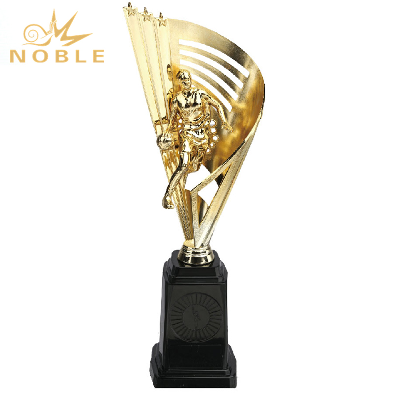 Noble Awards solid mesh glass trophy supplier For Gift-1