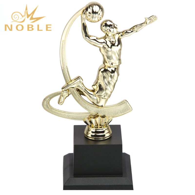 Custom New Design Plastic Figurine Basketball Trophy