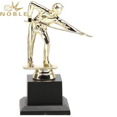 New Design Plastic Figurine Award Snooker Trophy