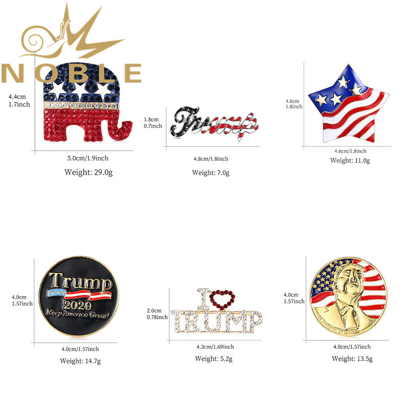 Custom 2020 American Vote Keep America Great Trump Badges