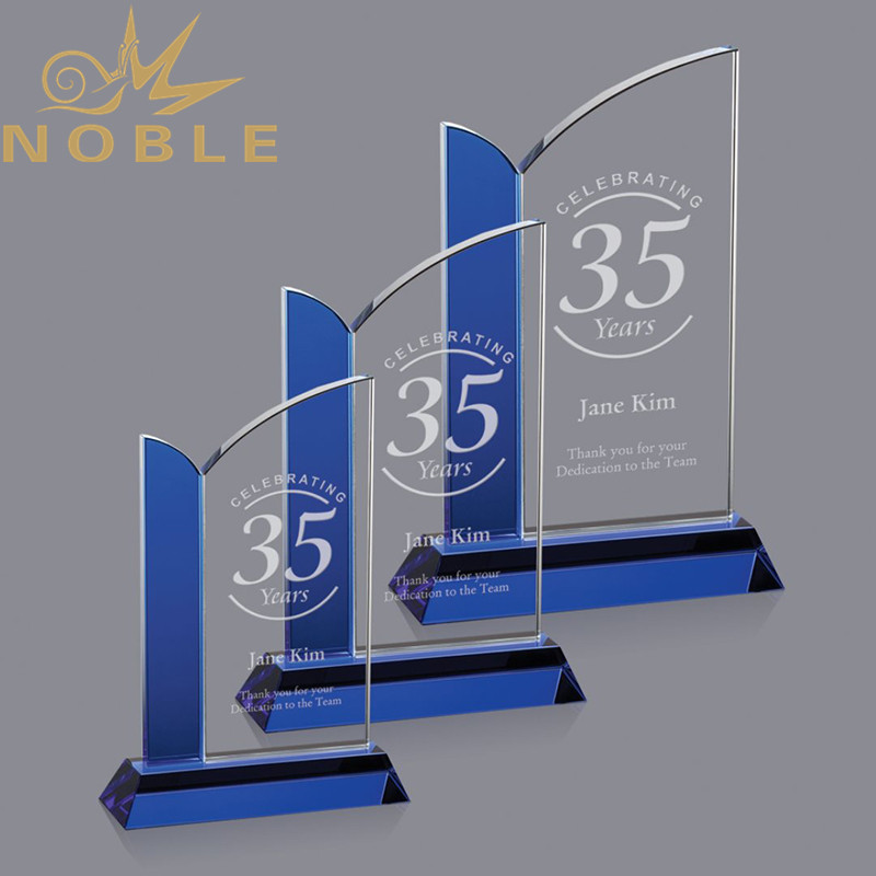 Custom Engraving Anniversary Souvenir Crystal Award Trophy