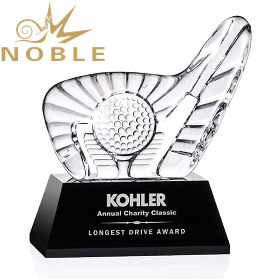 Best selling custom crystal iceberg sports Golf Award