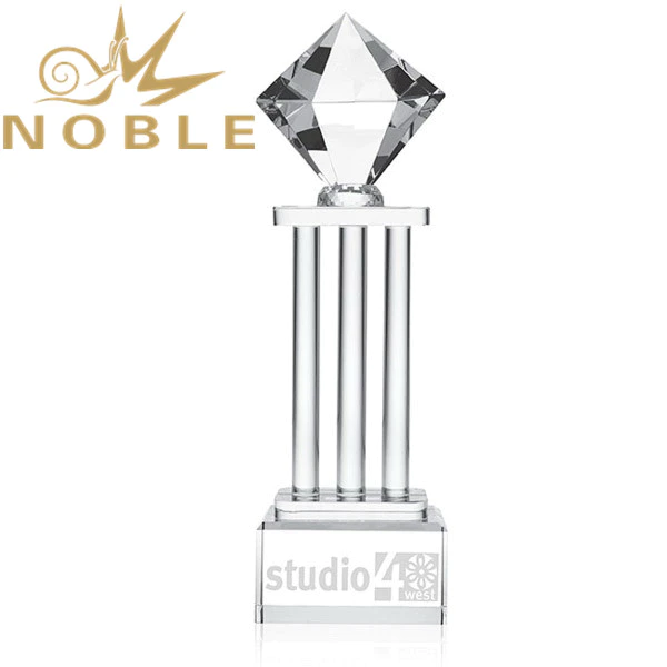 Noble High Quality New Design Custom Crystal Diamond Tower Award