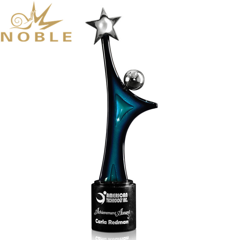 Noble Awards on-sale art glass awards trophies buy now For Sport games-1