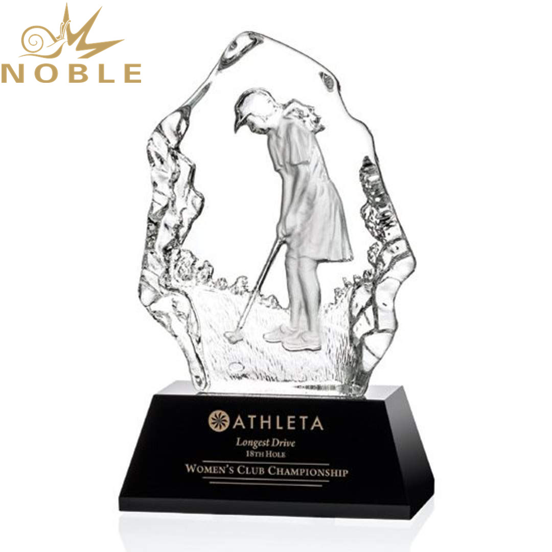 Noble Awards premium glass Crystal Trophy Award ODM For Sport games-1