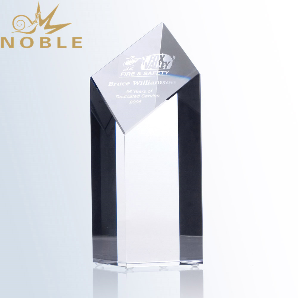 Noble Awards jade crystal Blank Crystal Trophy bulk production For Gift-1