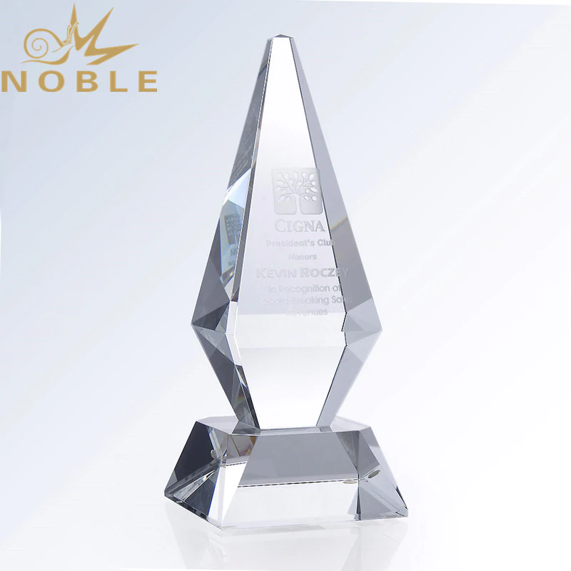Noble Excellent Free Engraving Custom Crystal Obelisk Award
