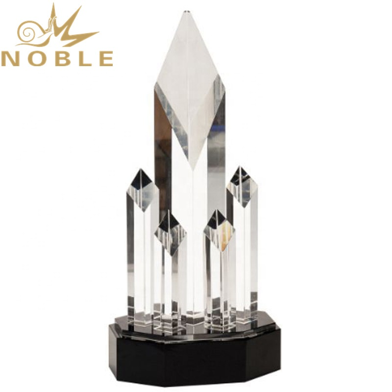 High Quality Crystal Column Diamond Crystal Trophy