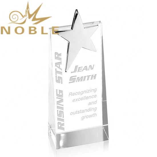 portable Blank Crystal Trophy premium glass get quote For Sport games-1