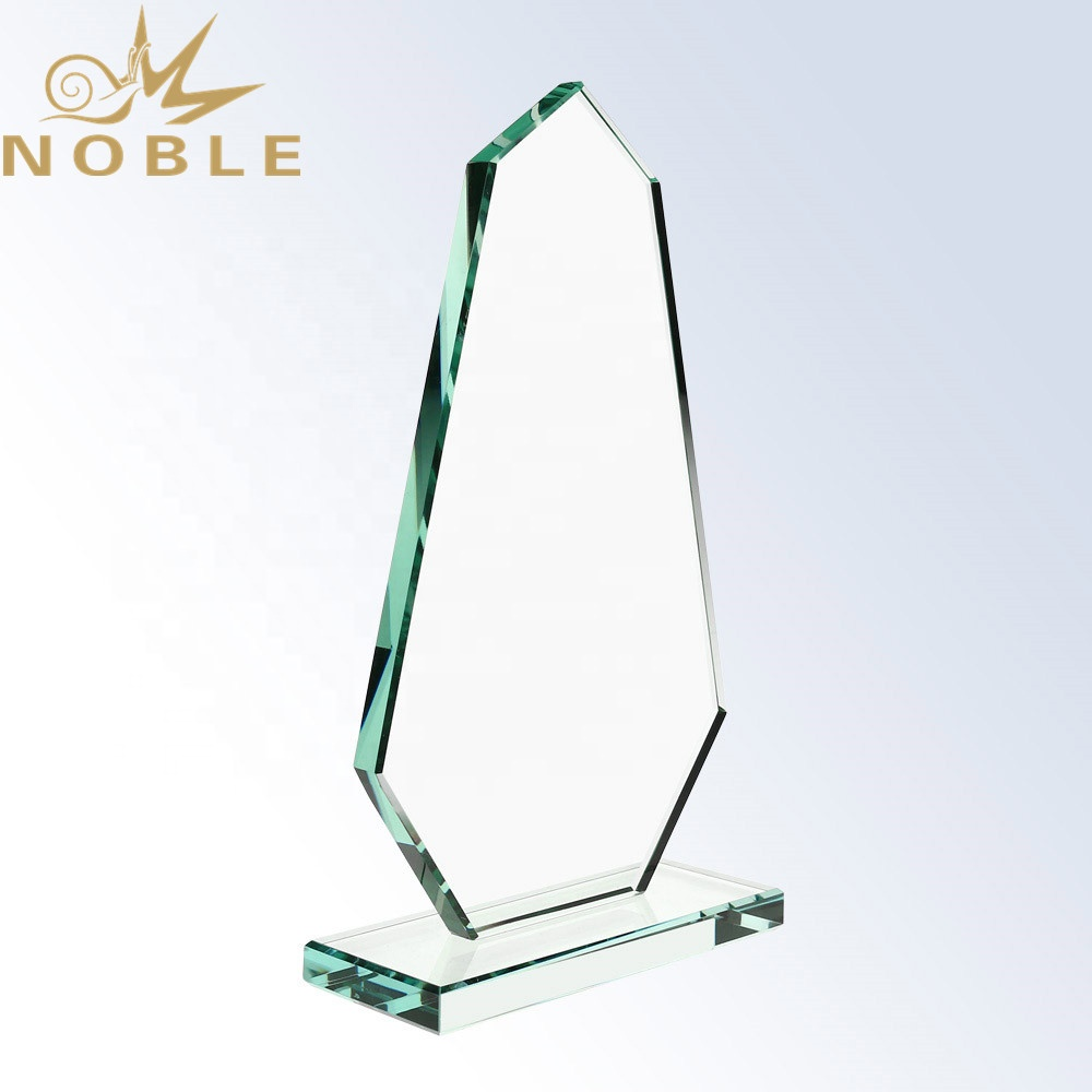 Excellent New Design Custom Jade Glass Plaque Trophy with Your Engraving