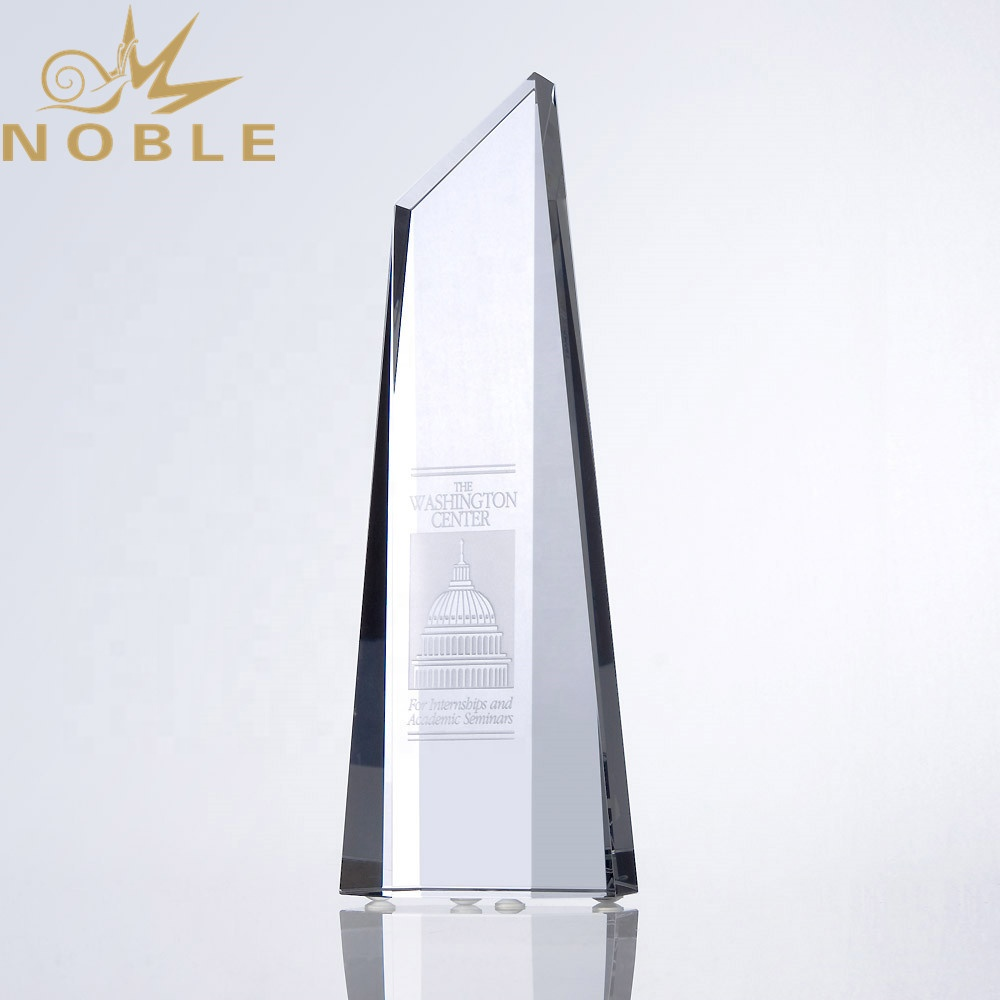 Noble Custom Polygon Crystal Obelisk Trophy