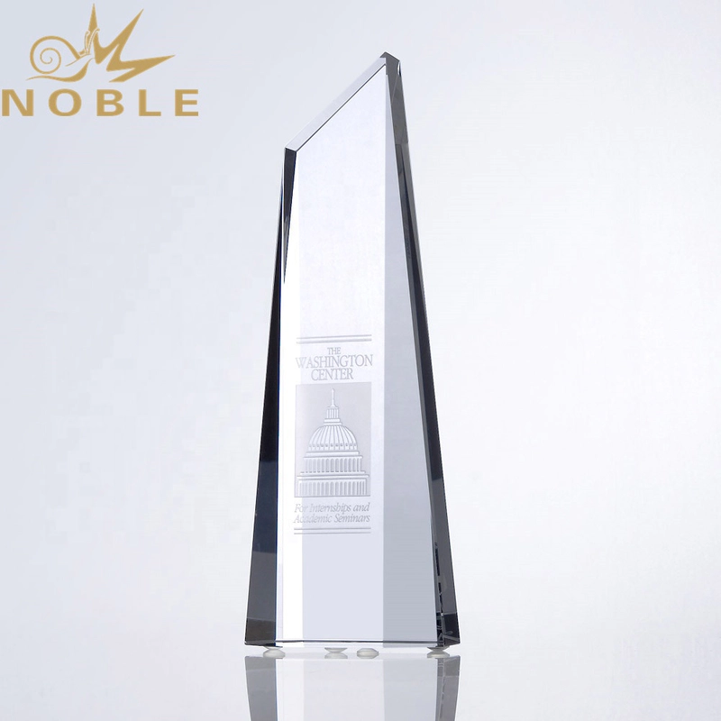 Noble Custom Polygon Crystal Obelisk Trophy