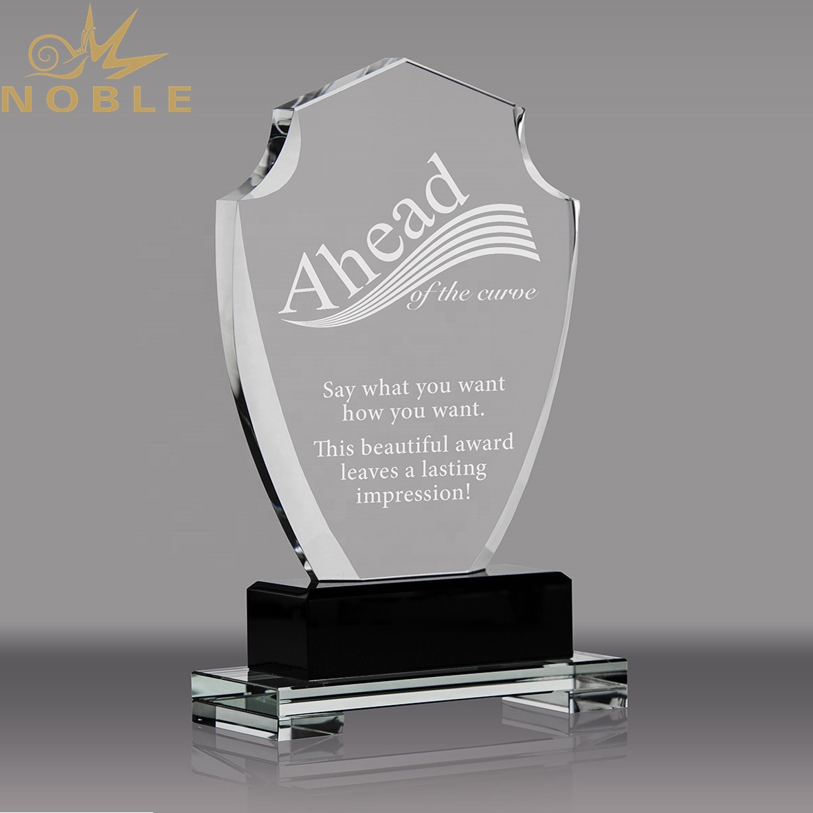 Noble Awards durable glass engraved award plaques free sample For Awards-1