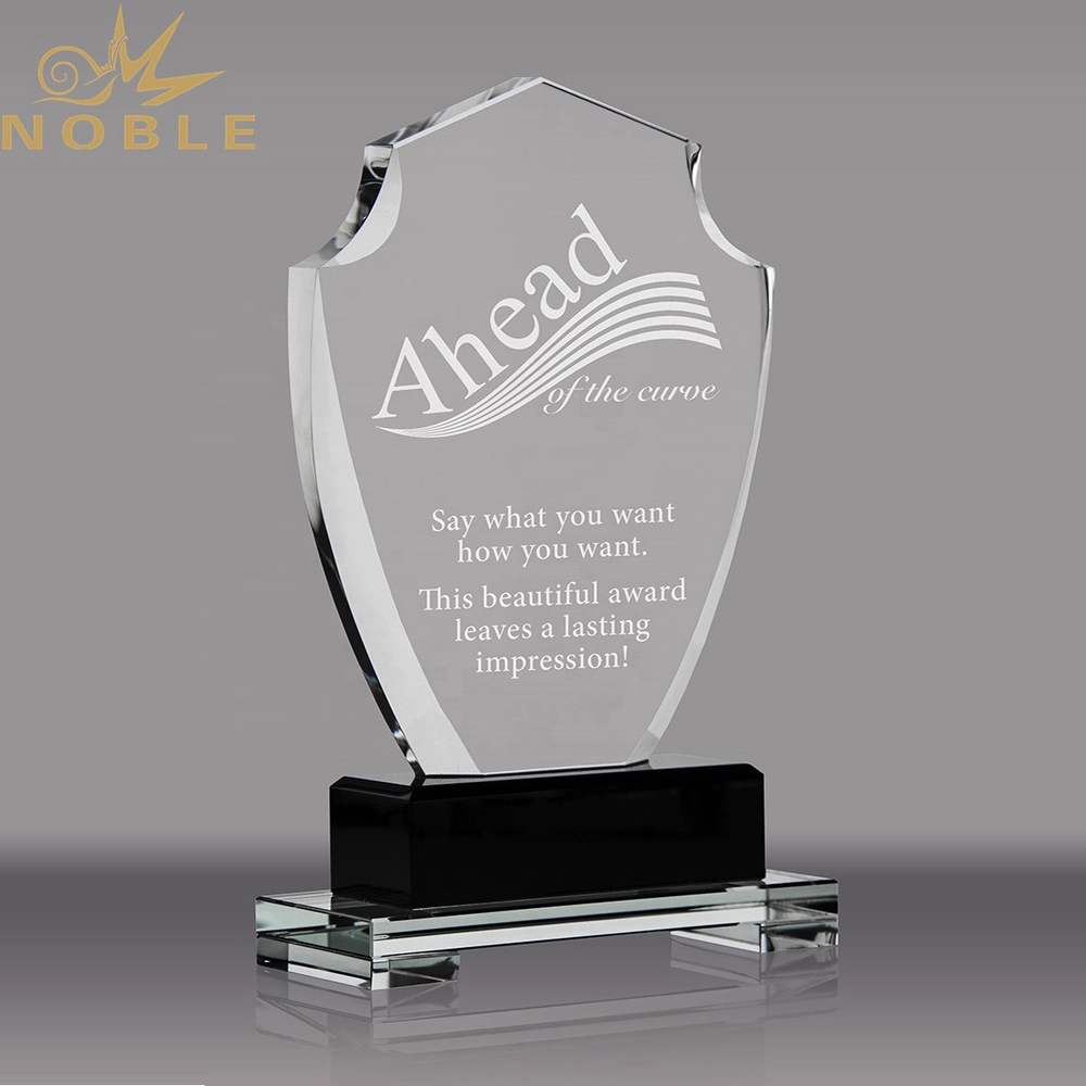 2020 Noble New Design Custom Crystal Shield Plaque Trophy