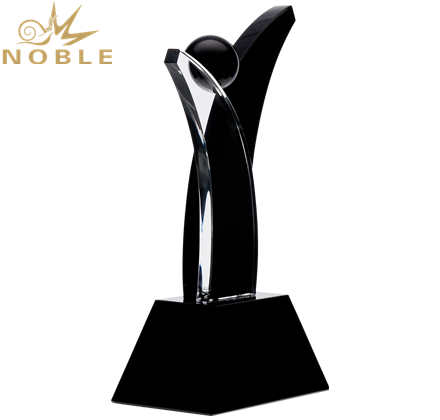 Noble Awards durable glass trophy design OEM For Sport games-1
