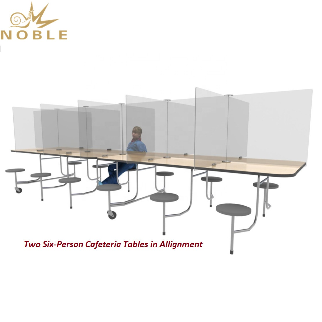 Professional custom acrylic desk partition Acrylic Counter Sneeze Guard Cafeteria Table Dividers