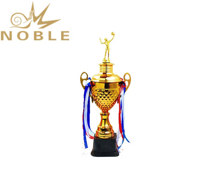 Noble Gold Metal Custom Sports Volleyball Trophy Cups
