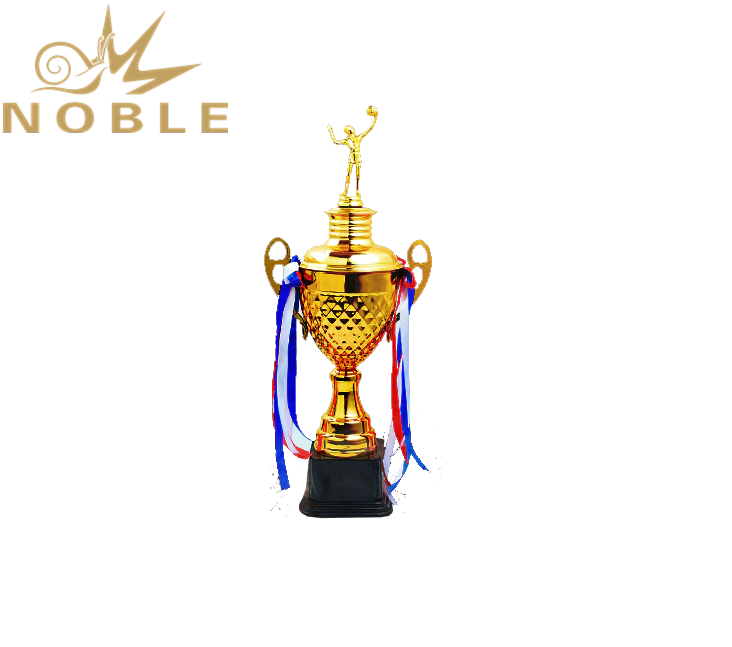 Noble Gold Metal Custom Sports Volleyball Trophy Cups