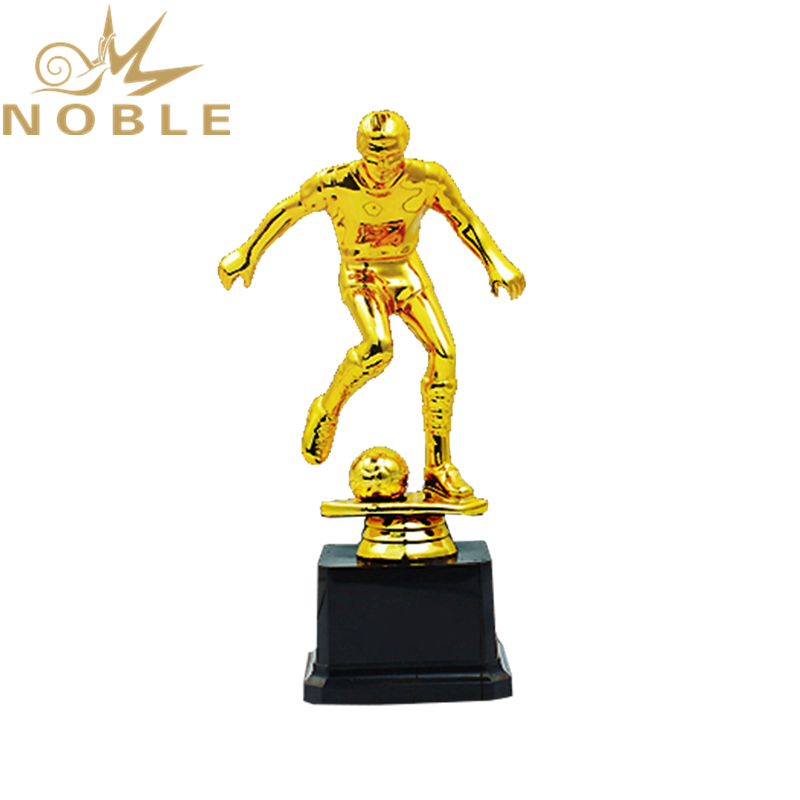 Shiny Gold Metal Scooer Player Figurine Award Trophy