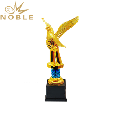 Flying Falcon Figurine Custom Metal Eagle trophy