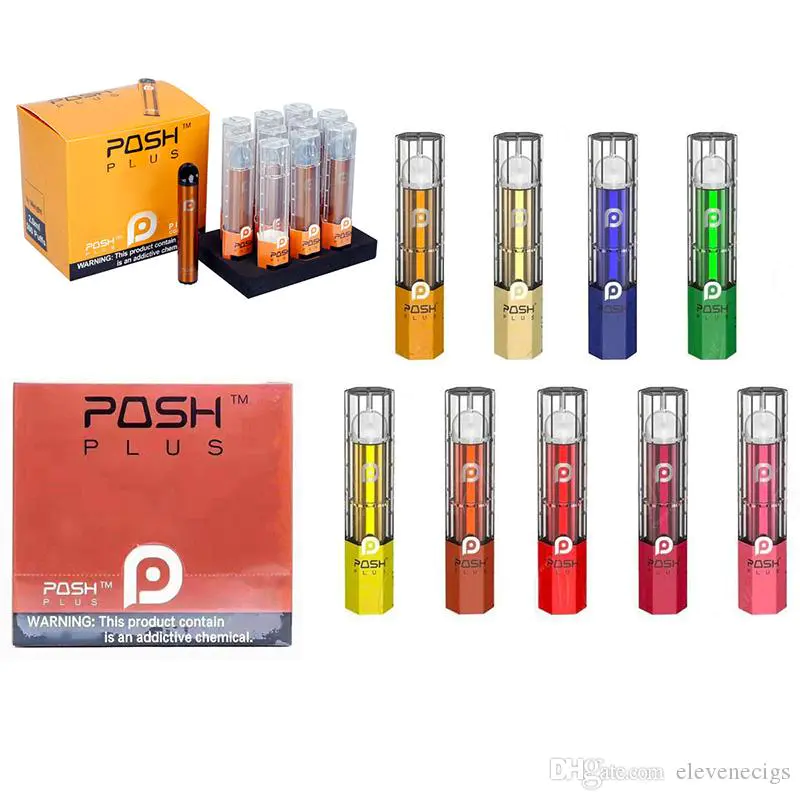 Hot Selling Popular Disposable Vape Pen Push Plus Disposable Pod Device