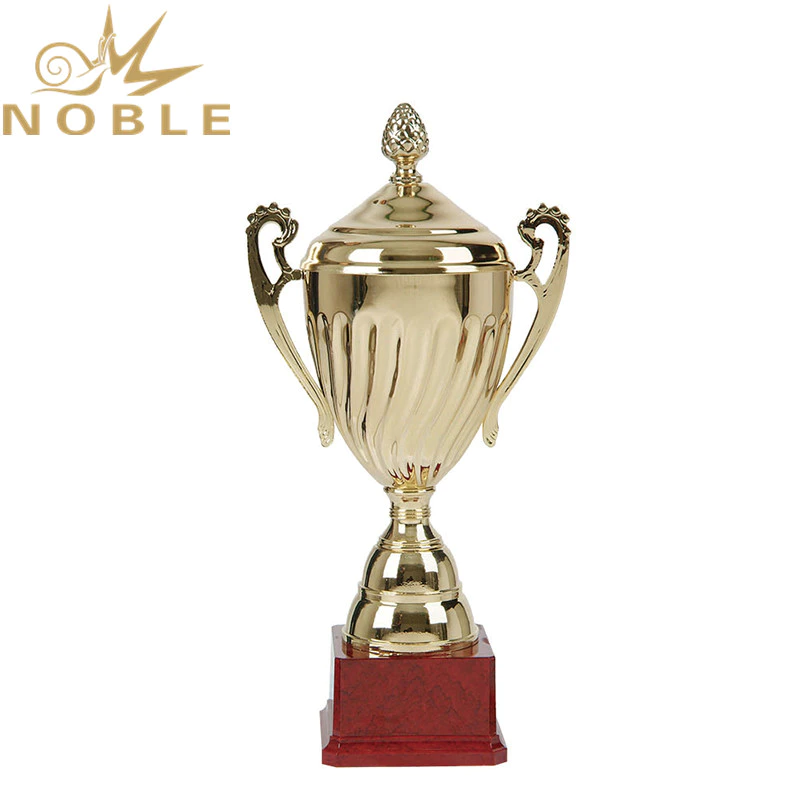 Popular High Quality Championship Cup Metal Trophy with Lid