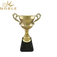 Noble Gold Plated Metal Champion Cup Trophy for Cycling Competitions