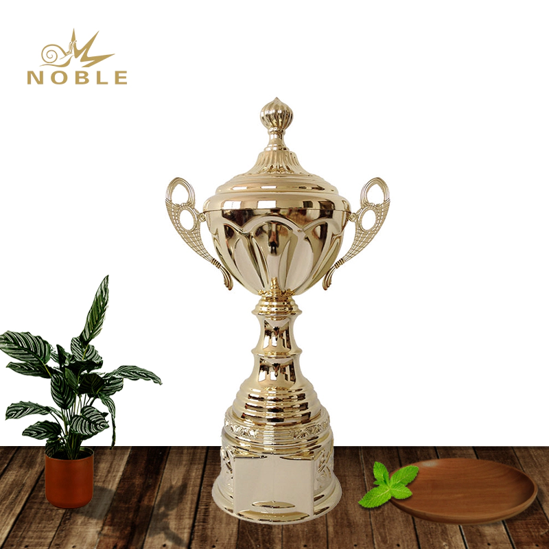 Beautiful Design Custom Logo Metal Cup Cricket Trophy