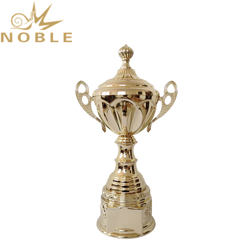 Beautiful Design Custom Logo Metal Cup Cricket Trophy