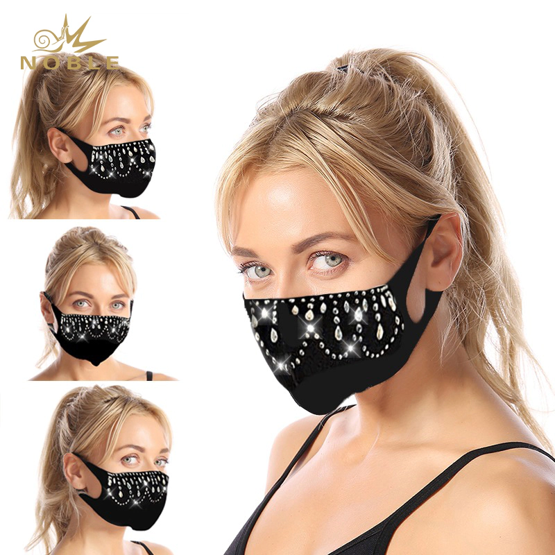 Best Selling Women's Rhinestone Fashionable Face Decoration Party Mask
