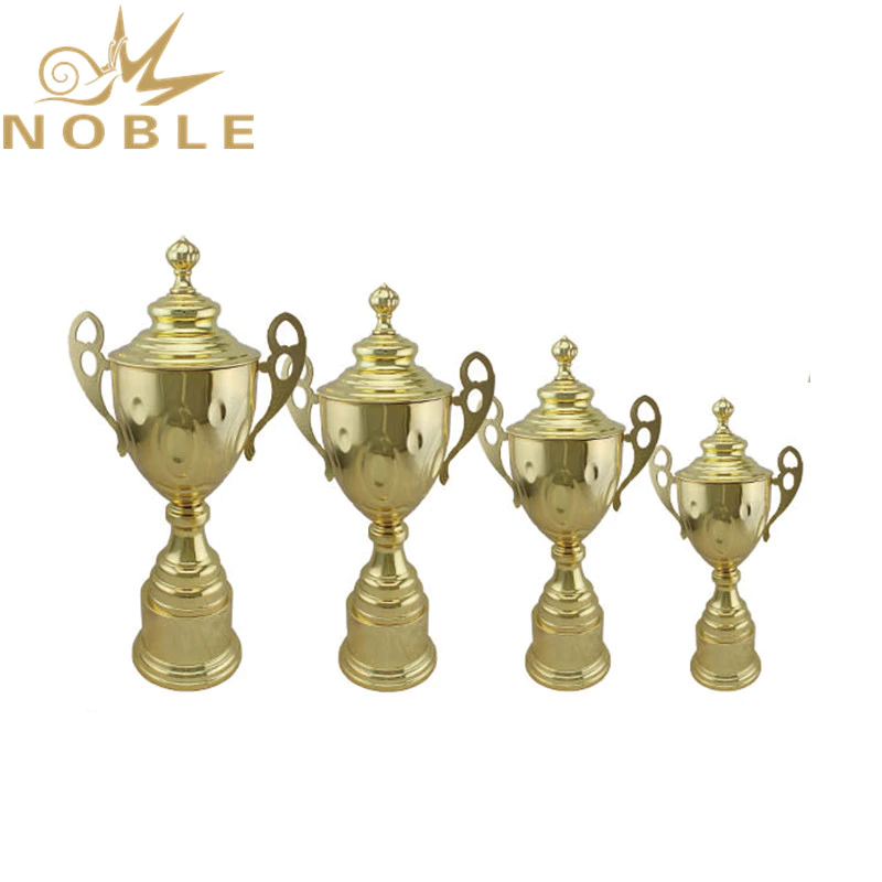 Gold Plated Metal Trophy Tennis Sports Award