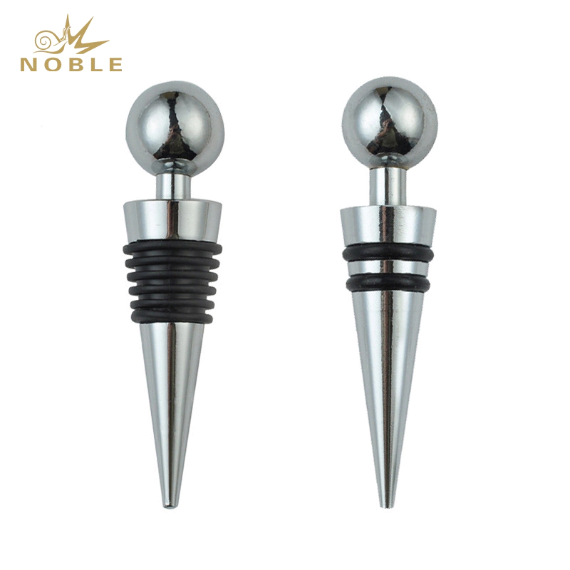 Hot Sale Zinc Alloy Wine Stoppers Reusable Wine Beverage Bottle Stoppers
