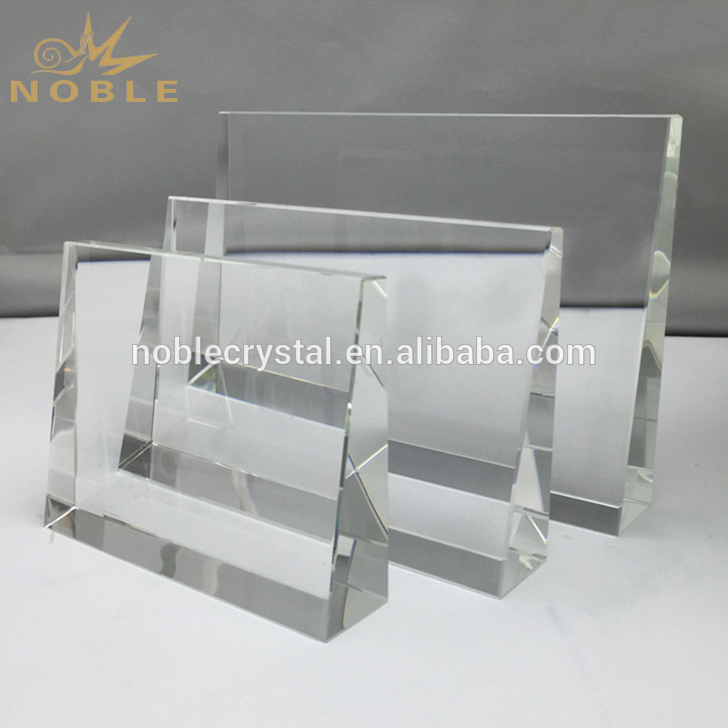 Free Engraving Custom Crystal Blank Award Crystal Wedge Trophy