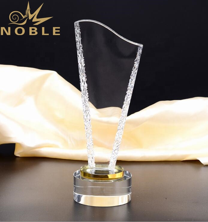 High Quality Blank Plaque Crystal Wave Award