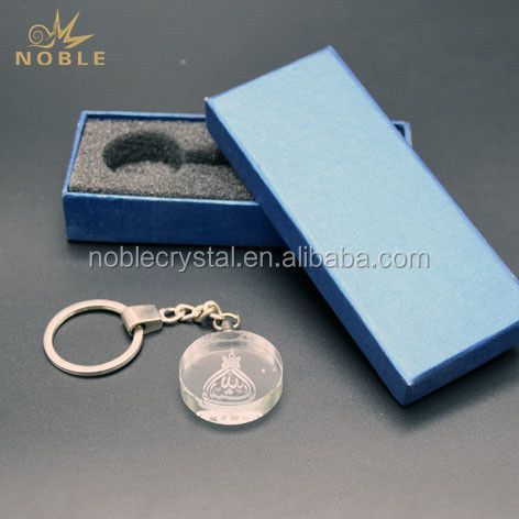 Promotional Keychain Custom Logo Islamic Gift Crystal Key Chain islamic Gifts wedding gifts
