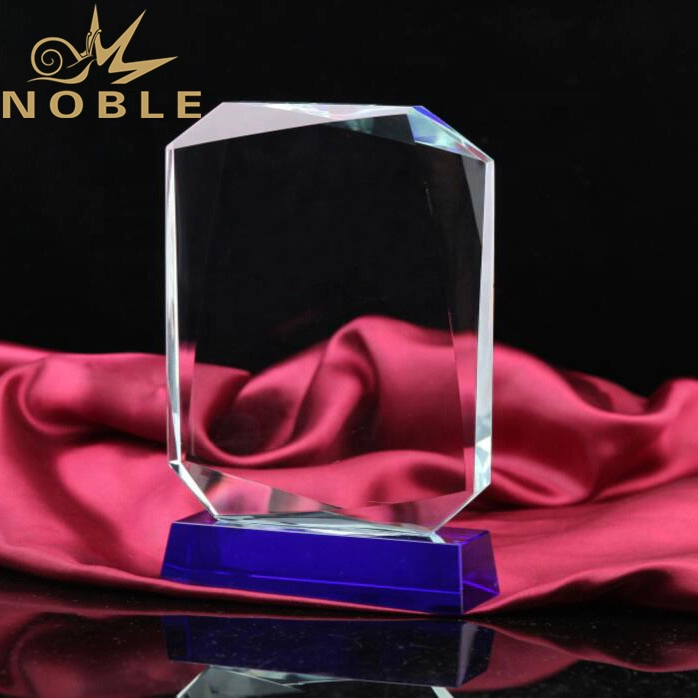 Free Engraving Square Cutting Faced Top K9 Quality Crystal Plaque Award