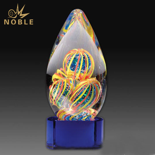 New Design Hand Blown Home Decoration Gift American Art Glass Award