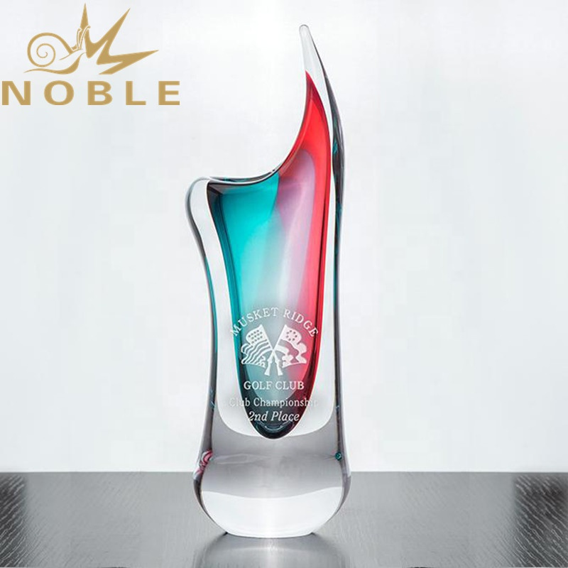 Noble high quality hand blown home decoration gift Voltaire Art Glass Vase
