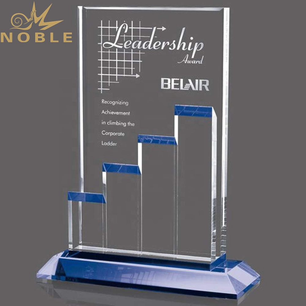Noble High quality K9 crystal Stunning Achievement Award custom teamwork trophy