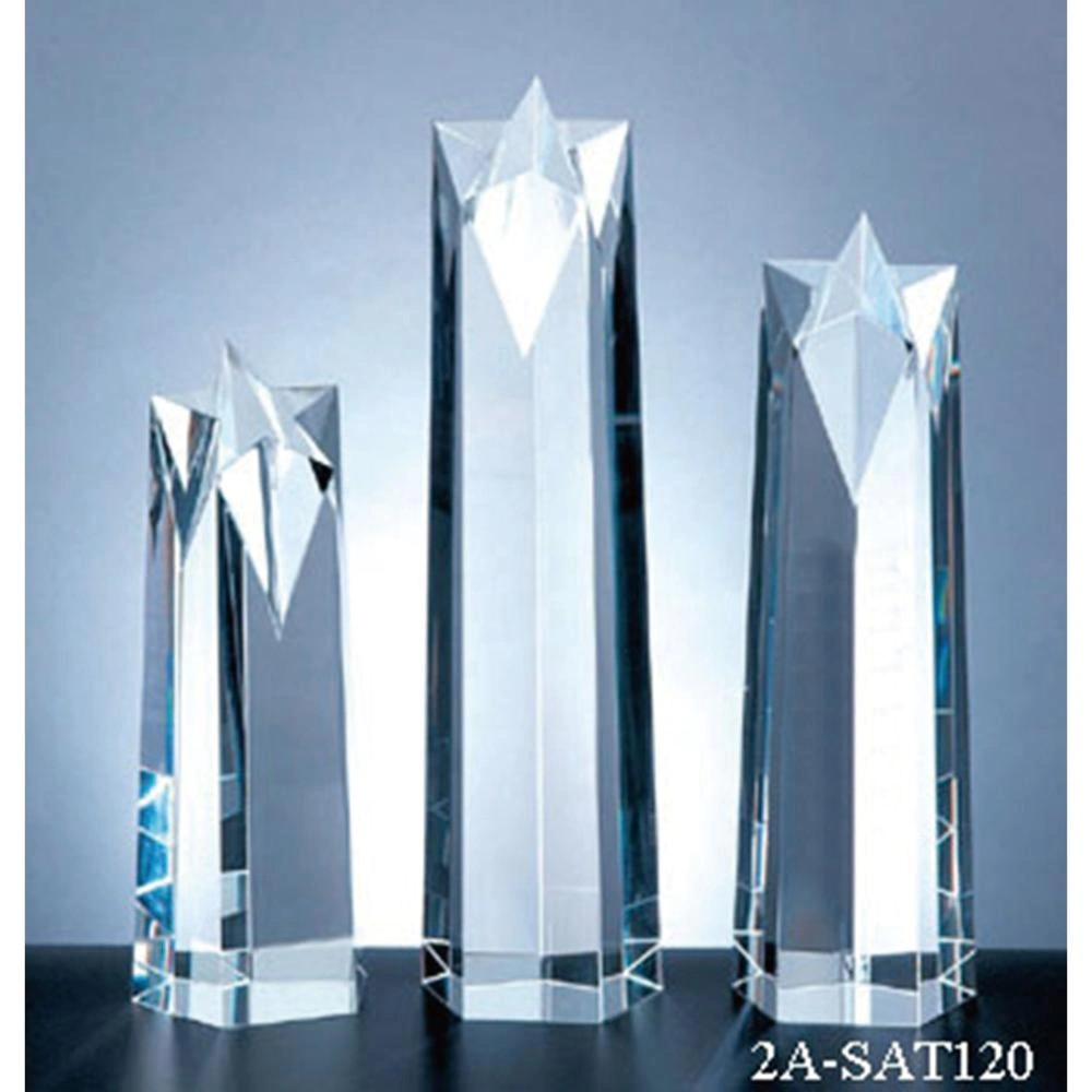 Excellent custom new design Crystal Star Award Trophy
