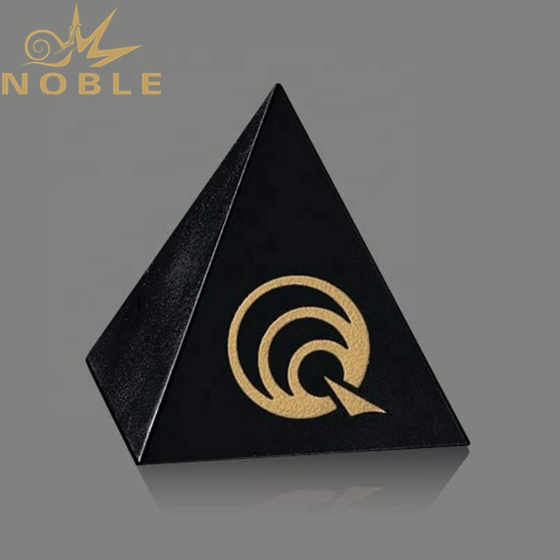 High quality black crystal pyramid award